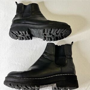 Marc Fisher Black Platform Boots